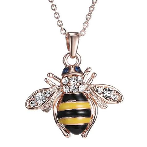 bee jewelry meaning|bee cutout charm chain necklace.